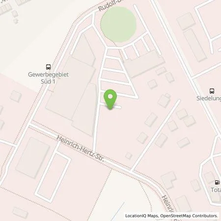 Standortübersicht der Tankstelle Inselwerke eG in 17438 Anklam