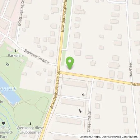 Standortübersicht der Tankstelle Inselwerke eG in 15566 Schöneiche