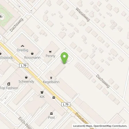 Standortübersicht der Tankstelle Sikan Projektentwicklung GmbH in 14974 Ludwigsfelde