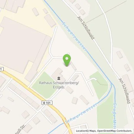 Standortübersicht der Tankstelle Stadtwerke Schwarzenberg GmbH in 08340 Schwarzenberg