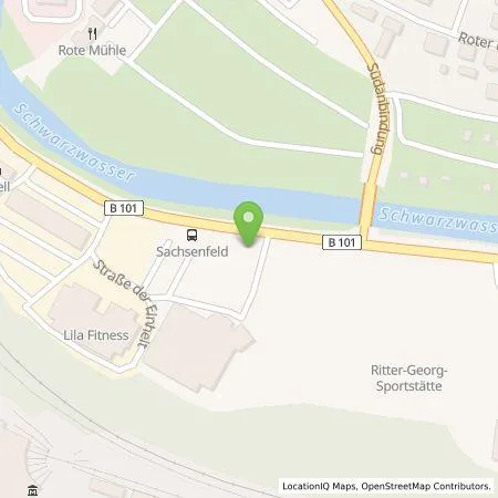 Standortübersicht der Tankstelle Stadtwerke Schwarzenberg GmbH in 08340 Schwarzenberg