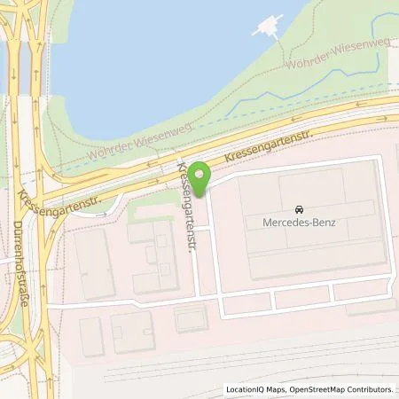 Standortübersicht der Tankstelle Mercedes- Benz AG - Niederlassung Nürnberg in 90402 Nürnberg