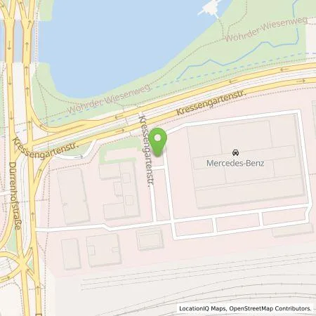 Standortübersicht der Tankstelle Mercedes- Benz AG - Niederlassung Nürnberg in 90402 Nürnberg