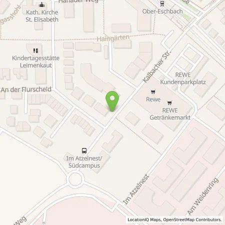 Standortübersicht der Tankstelle Stadtwerke Bad Homburg in 61352 Bad Homburg