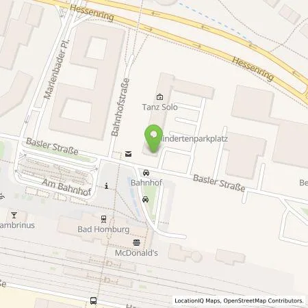 Standortübersicht der Tankstelle Stadtwerke Bad Homburg in 61348 Bad Homburg