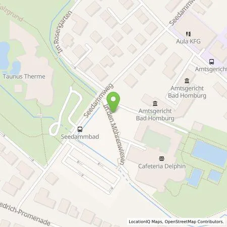 Standortübersicht der Tankstelle Stadtwerke Bad Homburg in 61352 Bad Homburg