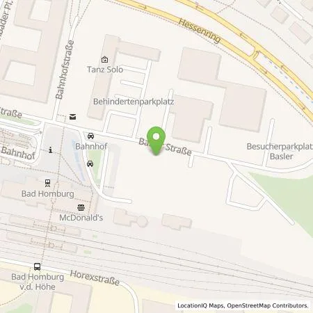 Standortübersicht der Tankstelle Stadtwerke Bad Homburg in 61348 Bad Homburg