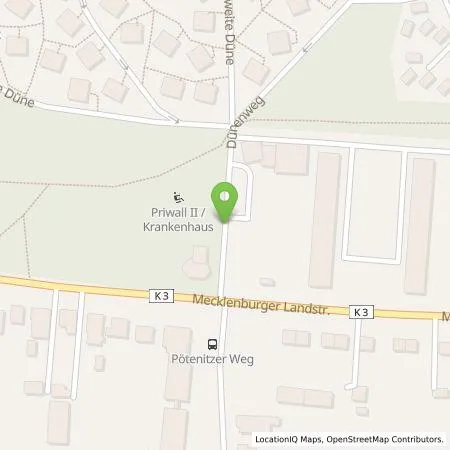 Standortübersicht der Tankstelle Stadtwerke Lübeck Energie GmbH in 23570 Lübeck