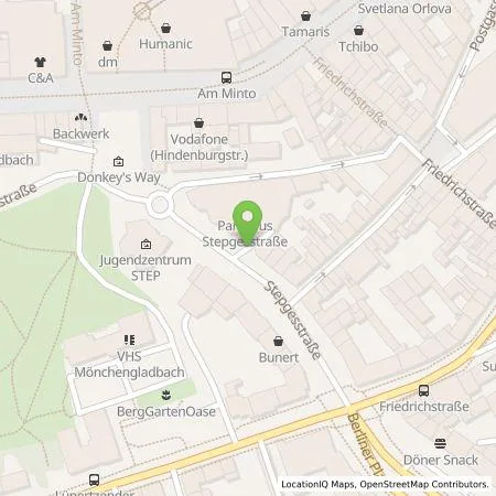 Standortübersicht der Tankstelle NWG Charging GmbH in 41061 Mönchengladbach