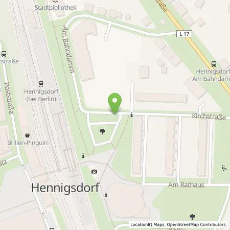 Standortübersicht der Tankstelle ubitricity Gesellschaft für verteilte Energiesysteme mbH in 16761 Hennigsdorf