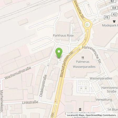 Standortübersicht der Tankstelle EnergieZukunft Hildesheim GmbH in 31134 Hildesheim