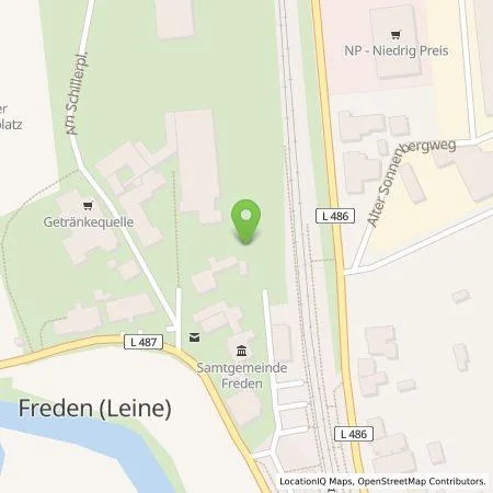 Standortübersicht der Tankstelle EnergieZukunft Hildesheim GmbH in 31084 Freden