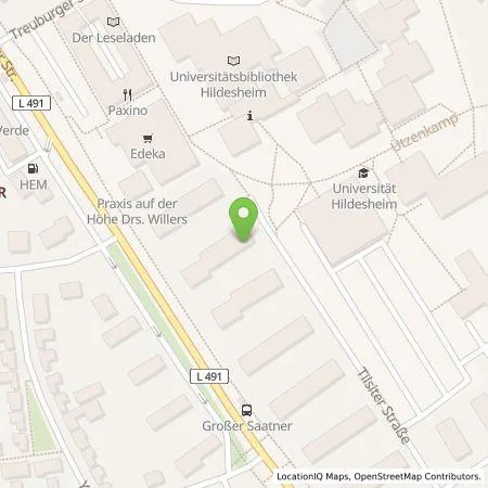 Standortübersicht der Tankstelle EnergieZukunft Hildesheim GmbH in 31141 Hildesheim