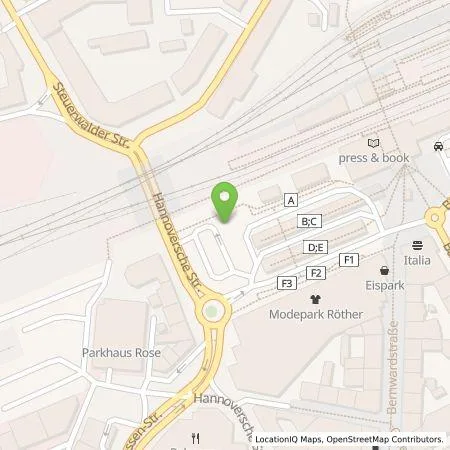 Standortübersicht der Tankstelle EnergieZukunft Hildesheim GmbH in 31134 Hildesheim