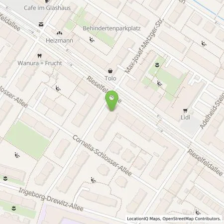 Standortübersicht der Tankstelle StromSpeicherMarkt GmbH in 79111 Freiburg im Breisgau