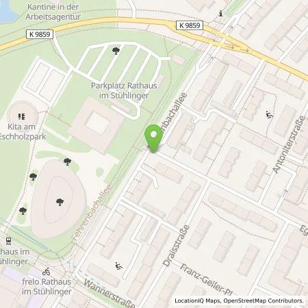 Standortübersicht der Tankstelle StromSpeicherMarkt GmbH in 79106 Freiburg im Breisgau