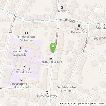 Standortübersicht der Tankstelle StromSpeicherMarkt GmbH in 79104 Freiburg im Breisgau