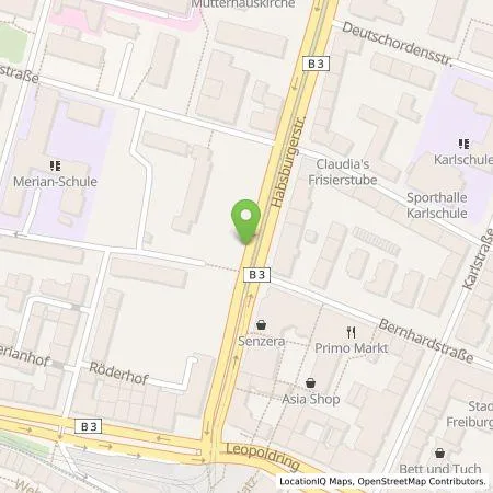 Standortübersicht der Tankstelle StromSpeicherMarkt GmbH in 79104 Freiburg im Breisgau