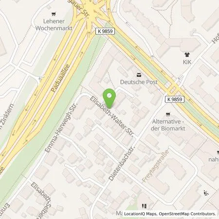 Standortübersicht der Tankstelle StromSpeicherMarkt GmbH in 79114 Freiburg im Breisgau