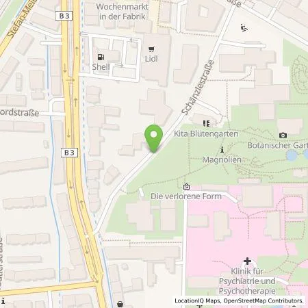 Standortübersicht der Tankstelle StromSpeicherMarkt GmbH in 79104 Freiburg im Breisgau