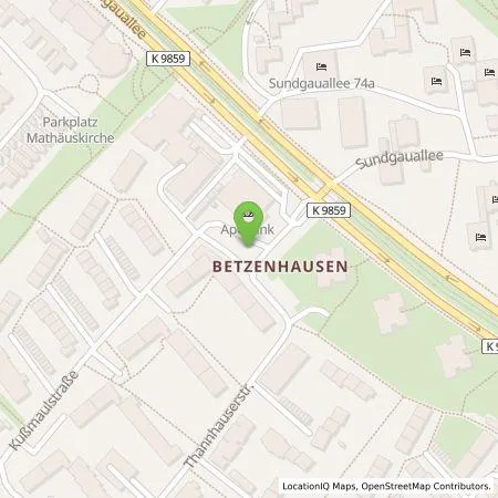 Standortübersicht der Tankstelle StromSpeicherMarkt GmbH in 79114 Freiburg im Breisgau