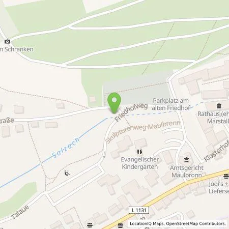 Standortübersicht der Tankstelle SWP Stadtwerke Pforzheim GmbH&Co.KG in 75443 Maulbronn