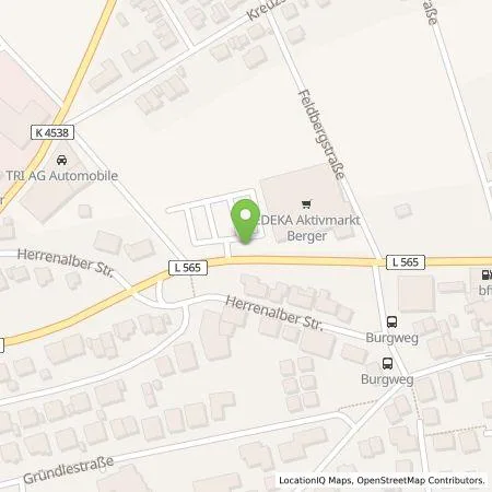 Standortübersicht der Tankstelle SWP Stadtwerke Pforzheim GmbH&Co.KG in 75217 Birkenfeld