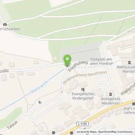 Standortübersicht der Tankstelle SWP Stadtwerke Pforzheim GmbH&Co.KG in 75443 Maulbronn