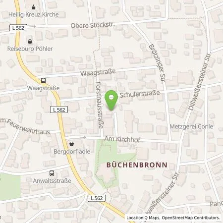 Standortübersicht der Tankstelle SWP Stadtwerke Pforzheim GmbH&Co.KG in 75180 Pforzheim