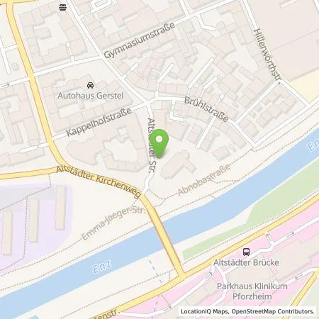 Standortübersicht der Tankstelle SWP Stadtwerke Pforzheim GmbH&Co.KG in 75175 Pforzheim