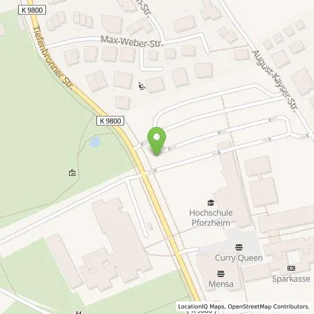 Standortübersicht der Tankstelle SWP Stadtwerke Pforzheim GmbH&Co.KG in 75175 Pforzheim