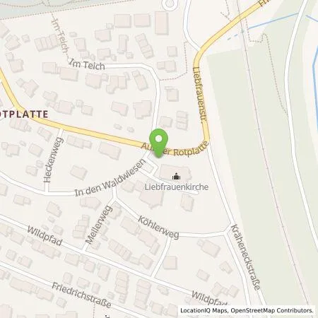 Standortübersicht der Tankstelle SWP Stadtwerke Pforzheim GmbH&Co.KG in 75180 Pforzheim