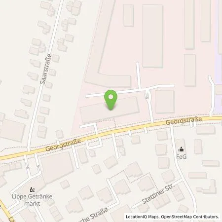 Standortübersicht der Tankstelle Stadtwerke Detmold GmbH in 32756 Detmold