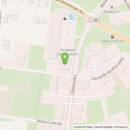 Standortübersicht der Tankstelle Stadtwerke Detmold GmbH in 32760 Detmold