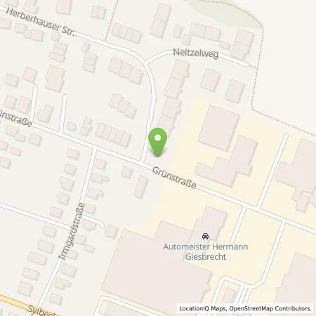 Standortübersicht der Tankstelle Stadtwerke Detmold GmbH in 32756 Detmold