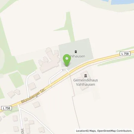 Standortübersicht der Tankstelle Stadtwerke Detmold GmbH in 32760 Detmold