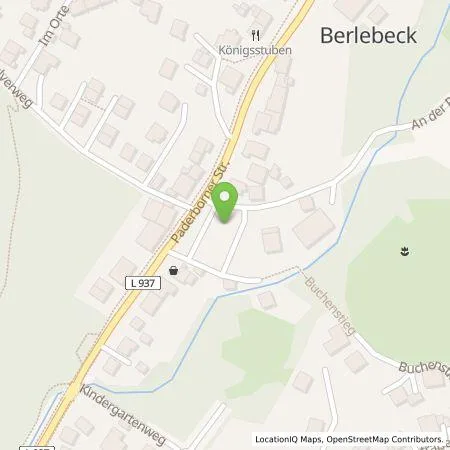 Standortübersicht der Tankstelle Stadtwerke Detmold GmbH in 32760 Detmold