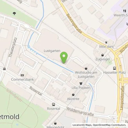 Standortübersicht der Tankstelle Stadtwerke Detmold GmbH in 32756 Detmold