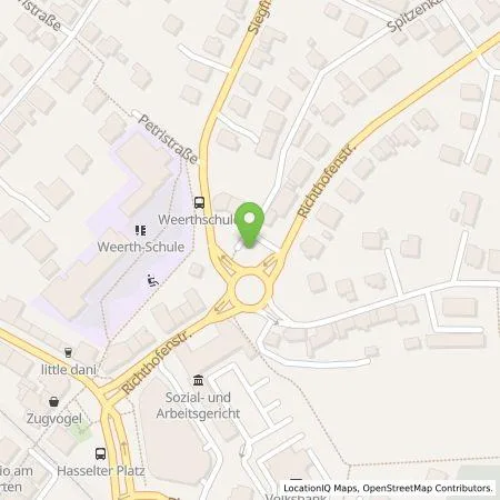 Standortübersicht der Tankstelle Stadtwerke Detmold GmbH in 32756 Detmold