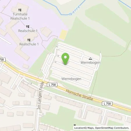 Standortübersicht der Tankstelle Stadtwerke Detmold GmbH in 32756 Detmold