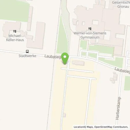 Standortübersicht der Tankstelle Stadtwerke Gronau GmbH in 48599 Gronau