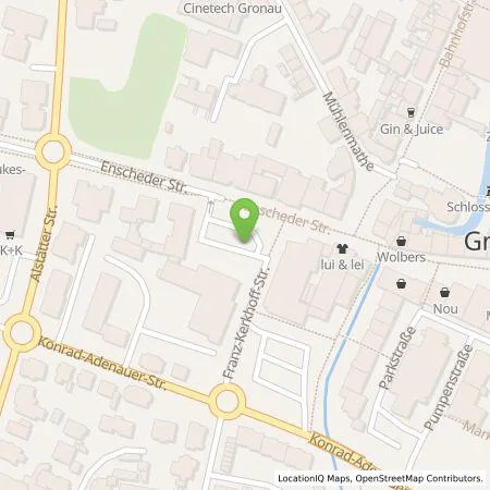 Standortübersicht der Tankstelle Stadtwerke Gronau GmbH in 48599 Gronau