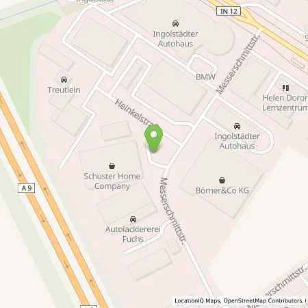 Standortübersicht der Tankstelle Stadtwerke Ingolstadt Energie GmbH in 85053 Ingolstadt