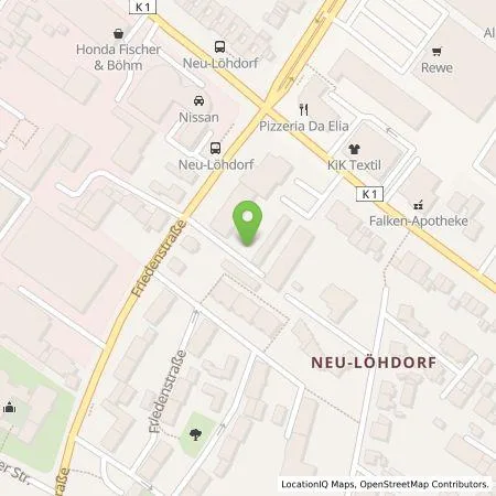 Standortübersicht der Tankstelle Stadtwerke Solingen GmbH in 42699 Solingen