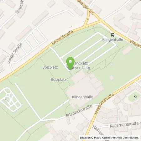 Standortübersicht der Tankstelle Stadtwerke Solingen GmbH in 42655 Solingen