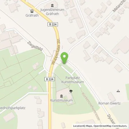 Standortübersicht der Tankstelle Stadtwerke Solingen GmbH in 42653 Solingen