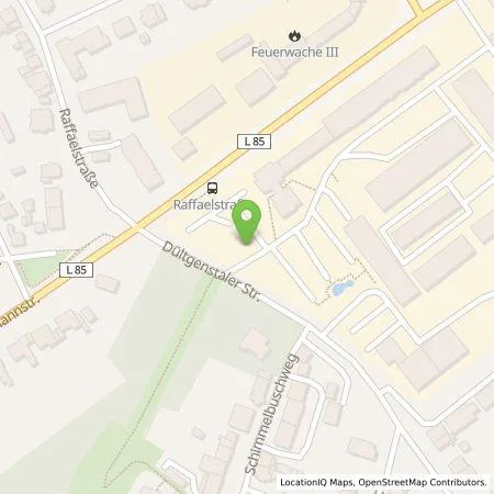 Standortübersicht der Tankstelle Stadtwerke Solingen GmbH in 42719 Solingen