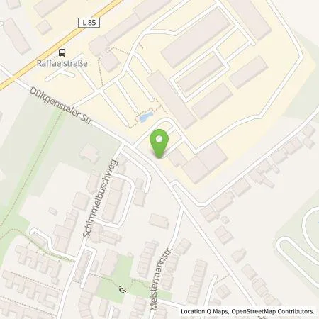 Standortübersicht der Tankstelle Stadtwerke Solingen GmbH in 42719 Solingen