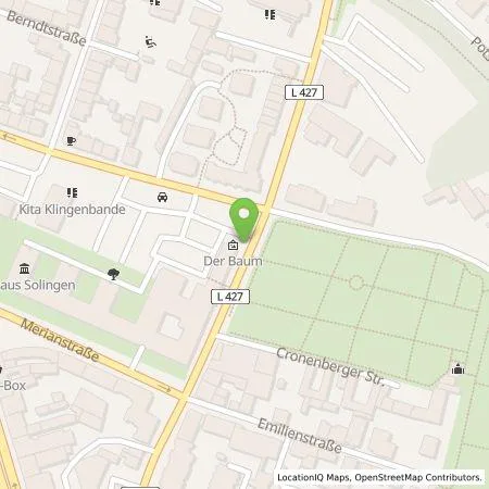 Standortübersicht der Tankstelle Stadtwerke Solingen GmbH in 42651 Solingen