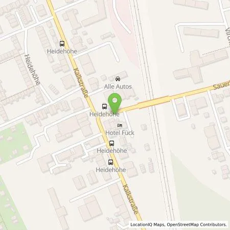 Standortübersicht der Tankstelle Hotel Fück in 51377 Leverkusen